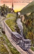 Tirol: Gruß vom Achensee  ( Tirol )  Zahnradbahn  ( größte Steigung )  1913